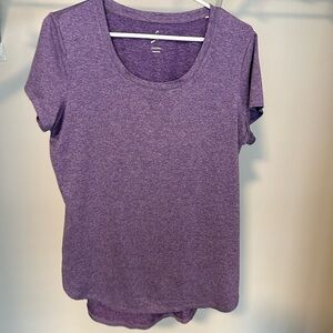 Head Women's Heather Purple Short Sleeve Top